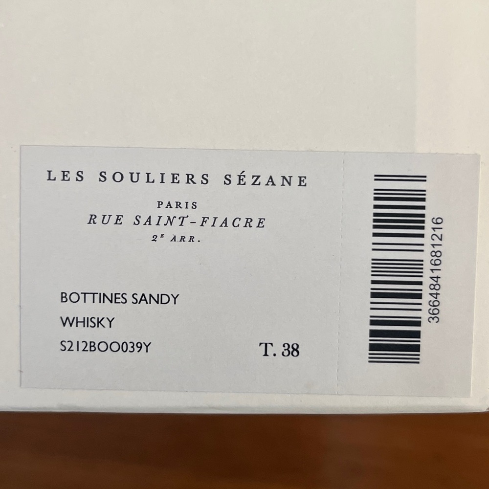 Sezane Sandy Suede Lace-Up Ankle Boots - Picture 7 of 10